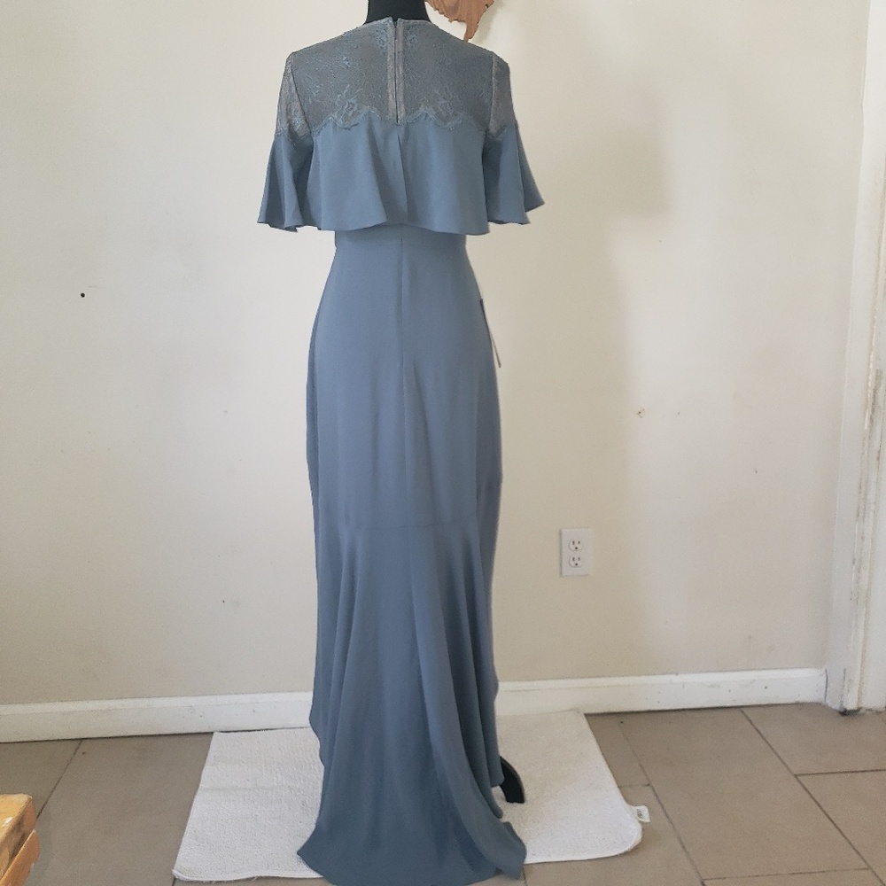 ❤BCBGMAXAZRIA Barbara High-Low Ruffle Gown - Picture 6 of 8